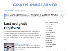 Tablet Screenshot of gratisringetoner.org